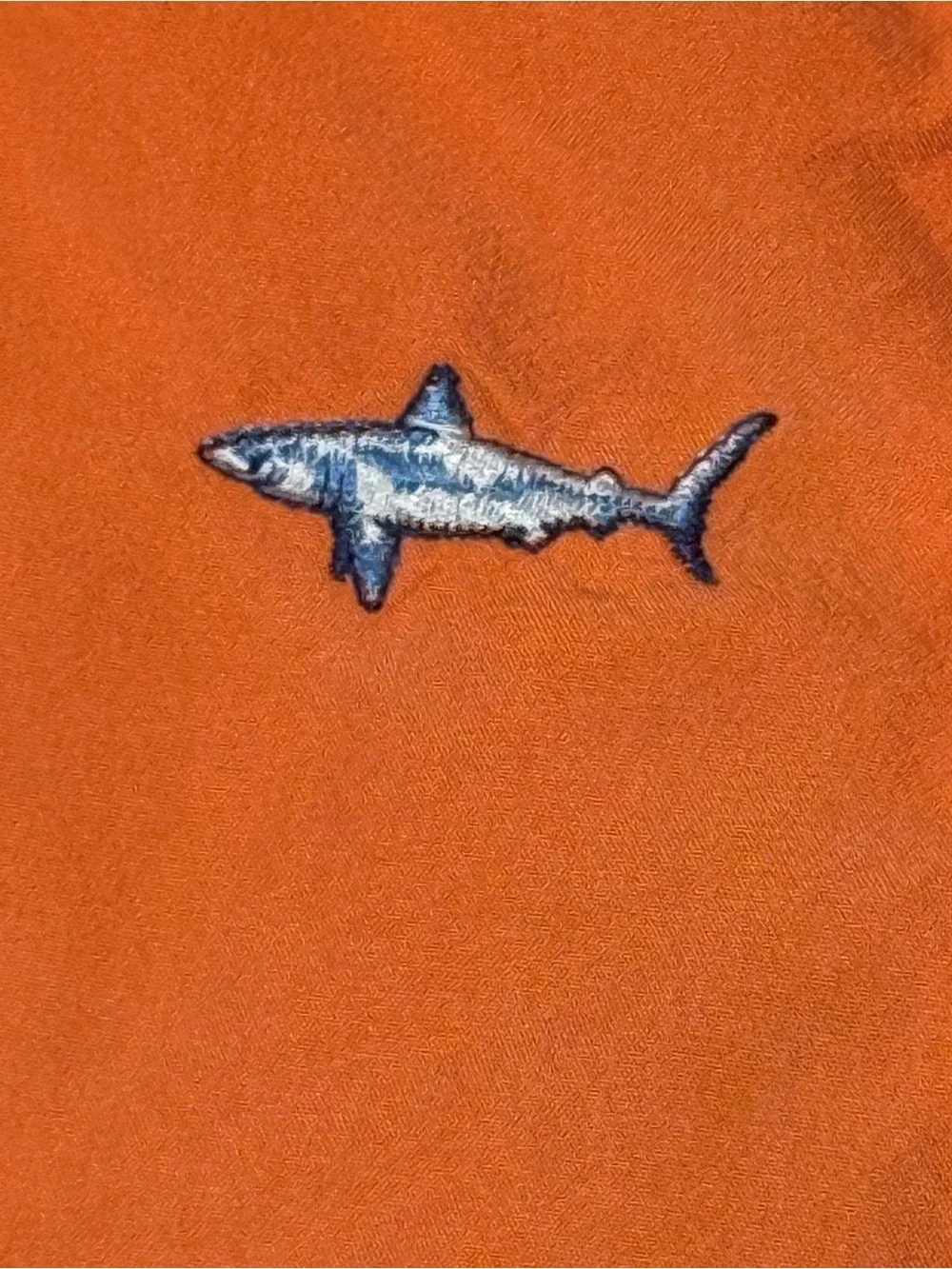 Polo by Ralph Lauren Vintage Embroidered Shark Men's Swim Trunks Sz M *Flaw*